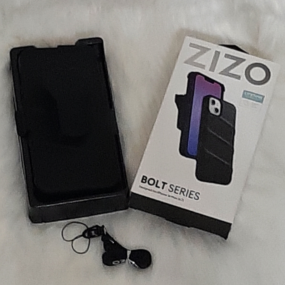 NEW IN BOX ZIZO Bolt Series Iphone 14 Max Phone Case (Black) - Picture 8 of 11